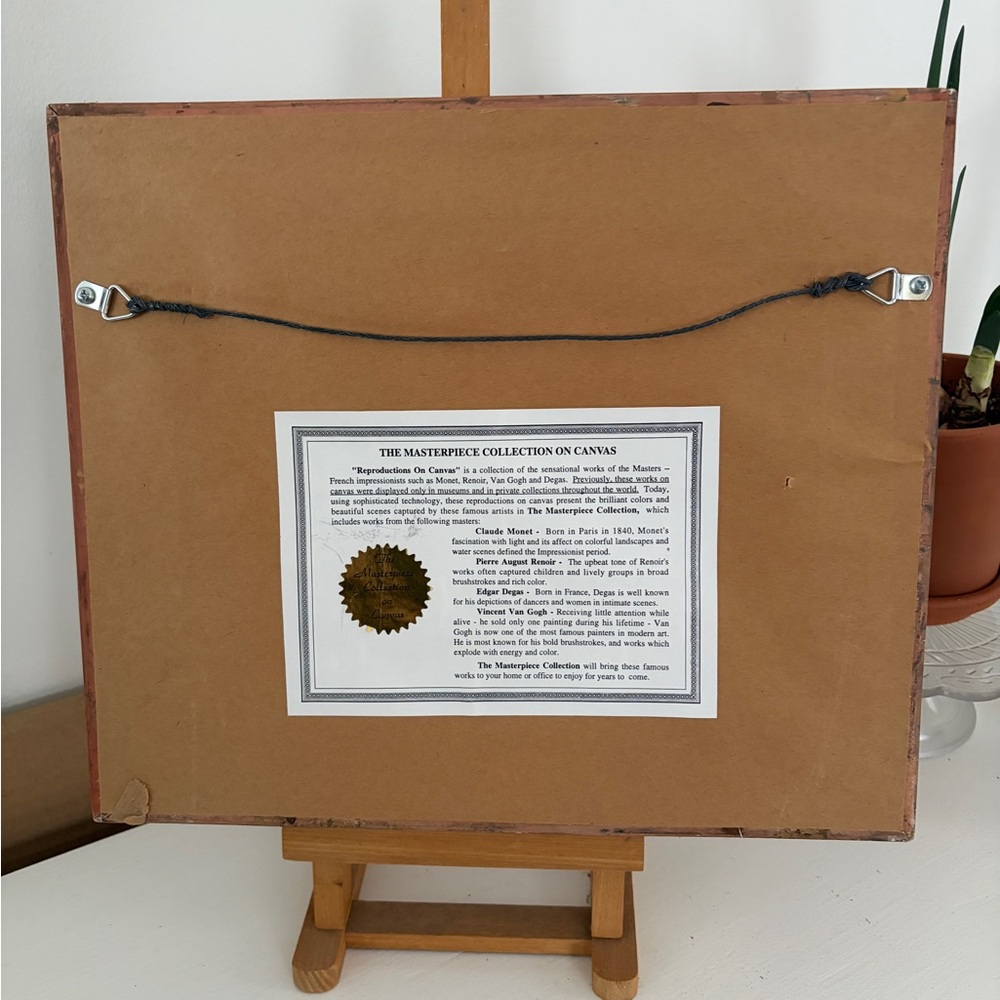 Edgar Degas reproduction print of ballet dancers in Gold Frame - Picture 4 of 4